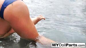 i love kayla jane dangers' early morning foot playfulness with stockings and lingerie, she's so sexy and nude babe