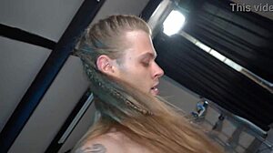 Intense Bareback Fucking with Ginger's Monster Cock