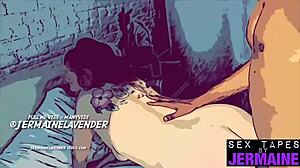 jermaine lavender fucks eileen wournous in interracial pov blowjob and facial