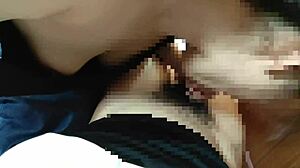 i was horny in the morning so i had my mature wife give me a blowjob and handjob. after cumming she cleaned up with her mouth