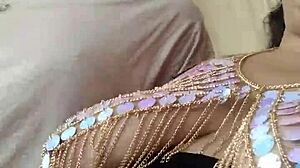 my wife flashes big pierced tits