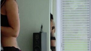 Stepmom and stepson try forbidden blowjob.