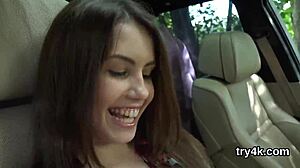 natural girl in pov scene with penetration