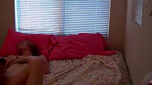 Hot amateur teen playing with her toy