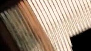 someone is spying in the bathroom that evening.