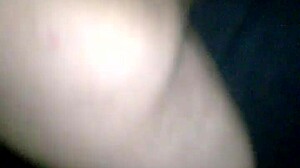 Interracial couple in doggy style position