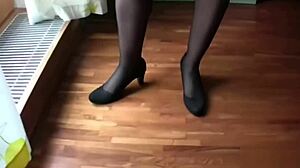 this busty blonde goes solo, playing with her big tits