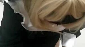 Pinay Step-Sister's Skillful Blowjob in Cosplay Costume with Big Ass