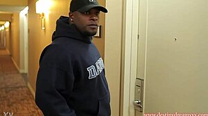 Destiny takes Mr. Marcus's cock deep, swallowing every drop