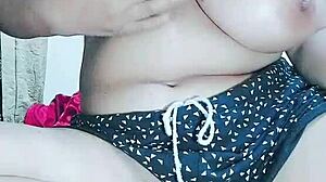 Sexy MILF With Big Tits Plays With Toy Intensely