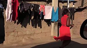 Ebony lesbian wants to try pussy eating her friend from college