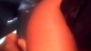 my wife was horny so i stopped for her to fuck a big black cock in the parking lot