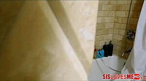 Caught Stepsister Masturbating In Shower!