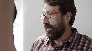 Riley Star teases father-in-law with rimjob roleplay