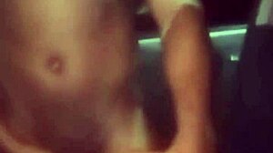 my wife was horny so i stopped for her to fuck a big black cock in the parking lot