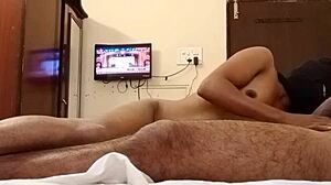 Girlfriend Rides Hardcore Cock with Intense Fucking Desire