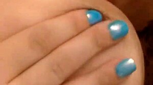 Girlfriend With Big Tits Teases And Fingers Herself On Homemade Camera