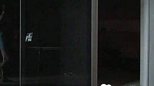 Cute blonde babe enjoys a relaxing shower with big boobs. 😊