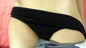 stepbrother cums in my panties. i’ll wear them at work today.