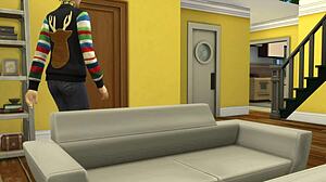 Japán mostohaanya karácsonyi éjszakai blowjob meglepetést ad mostohafiának