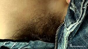 Hey, wanna see Echo's wild jeans bush?