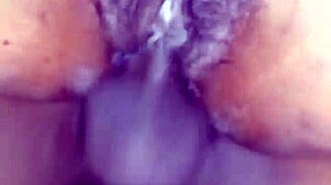 Ebony Babe Squirts On Big Black Cock Hard