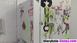 Ebony Babe Brie Enjoys Glory Hole Experience