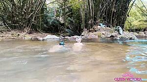 Tattooed Latina Brunette Gets Fucked in Missionary, Doggy, and Bent Over