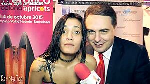 Penelope says, 'Watch my blowjob lesson for Andrea with Carlota's cum'