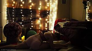 lesson 65 turns into a steamy bikini yoga session with a hairless mommy and her big pussy lips.