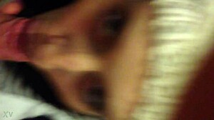 Brunette amateur sucks cock in homemade video. 😏🍆