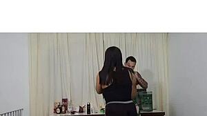 Nicoly Mattos is fucking her student right there in the boxing class, amateurs love it