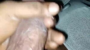 I'm fuckin' myself in the car, gettin' all wet.