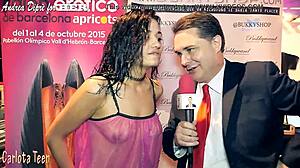 Penelope says, 'Watch my blowjob lesson for Andrea with Carlota's cum'