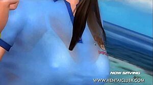 anime hentai dead or alive 5 ultimate ecchi hitomi tennis skirt