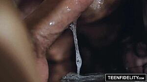 teen gina valentina gets creampied by dean