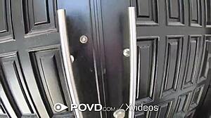 Landlord blows creamy load deep inside broke tenant in POV.