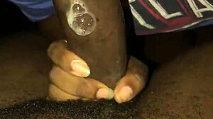 Sloppy Blowjob On Big Black Cock With Monster Size