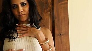 Hey, check this busty milf tugging monster cock and swallowing cum! 😍