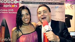 Penelope says, 'Watch my blowjob lesson for Andrea with Carlota's cum'