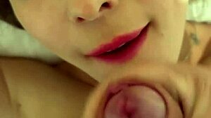 He shakes his cock at the beautiful blonde