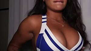Jessyca Arantes Hot Latina Blows Black Cock Hard And Gets Cumshot!