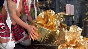 Innocent Monika Fox Fucks All Holes with Toys