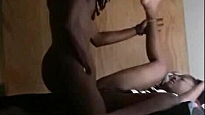 Amateur Ebony Couple's Intense Passionate Encounter