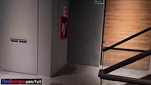 Colombian Teen's Big Ass Blowjob On Balcony