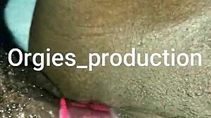 Home Made Fuck with Wife Bent Over, Big Black Cock Doggystyle.