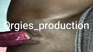 Home Made Fuck with Wife Bent Over, Big Black Cock Doggystyle.