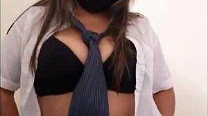 18-Year-Old Student Skips Class for Sensual Dance in Director's Office!