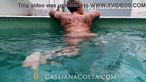 Cassiana Costa Seduces Moreno In Hotel Room After Pool Encounter