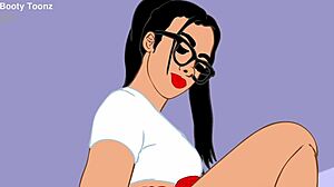 Big Booty Pawg Plays Back to College Cosplay, Horny BBC Interracial Cartoon Creampie.